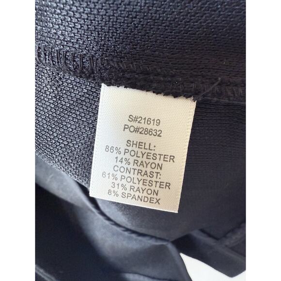 Skies Are Blue Asa Knit Blazer Womens XL Black Pockets Open Front Stretch - Picture 4 of 7